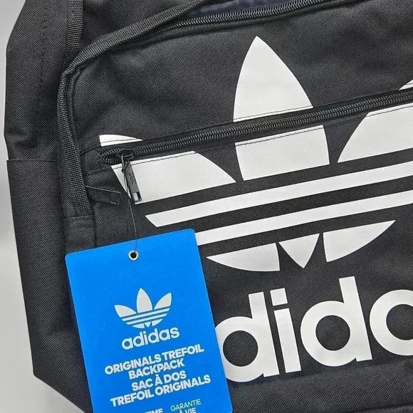 ADIDAS Black Trefoil Backpack - Picture 3 of 9